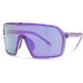 Madison Crypto Cycling Sunglasses - 3 Lens Pack Crystal Purple Frame