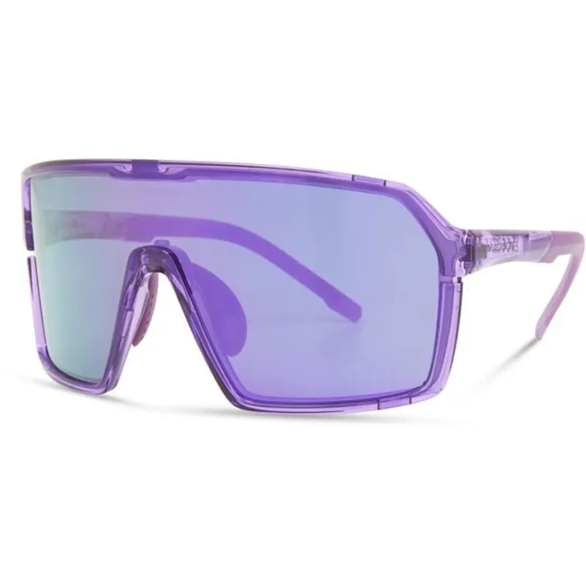 Madison Crypto Cycling Sunglasses - 3 Lens Pack Crystal Purple Frame