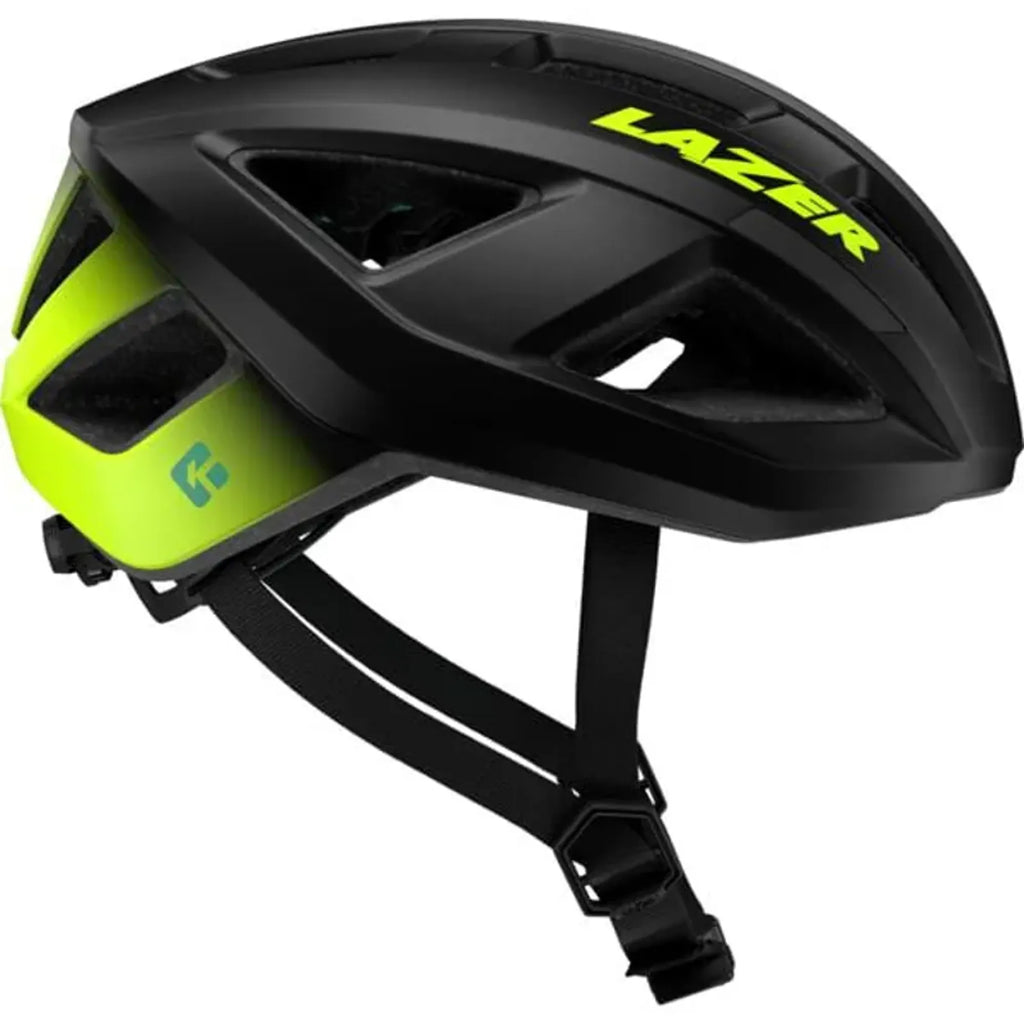 Lazer Tonic KinetiCore Road Bike Helmet in Flash Yellow