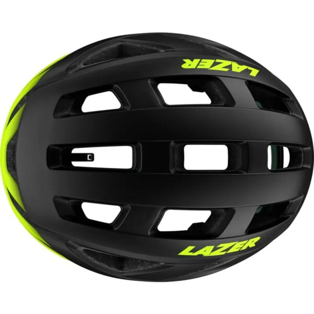 Lazer Tonic KinetiCore Road Bike Helmet in Flash Yellow